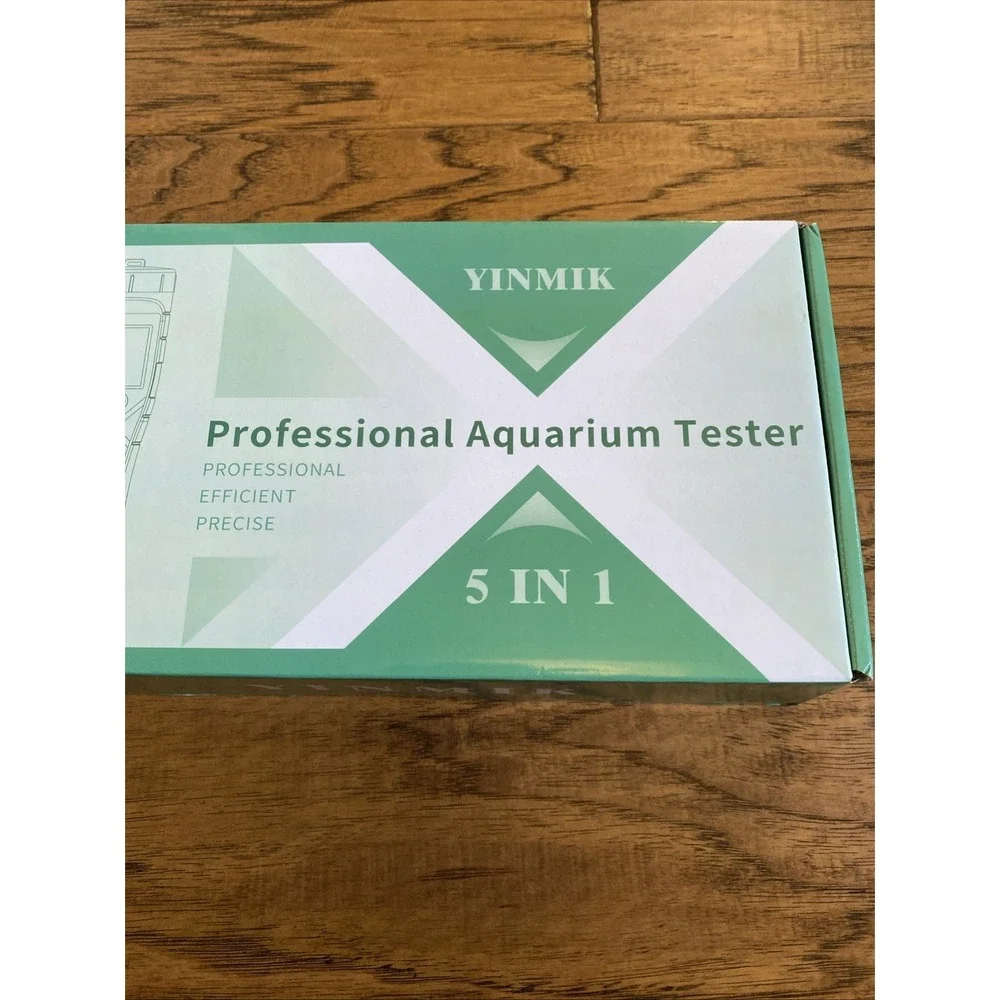 Yinmik 5 In 1 Professional Aquarium Tester Includes PH Solutions New